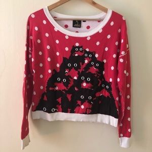 Pretty Snake Cate Eye Sweater